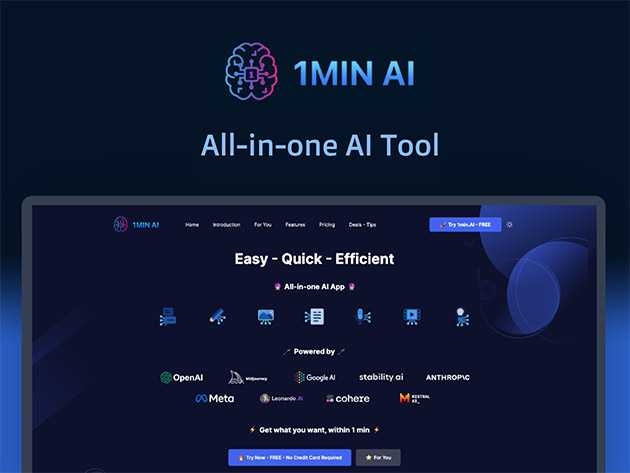 1minAI Review: The Ultimate AI Tool for Creators and Entrepreneurs - Blog image